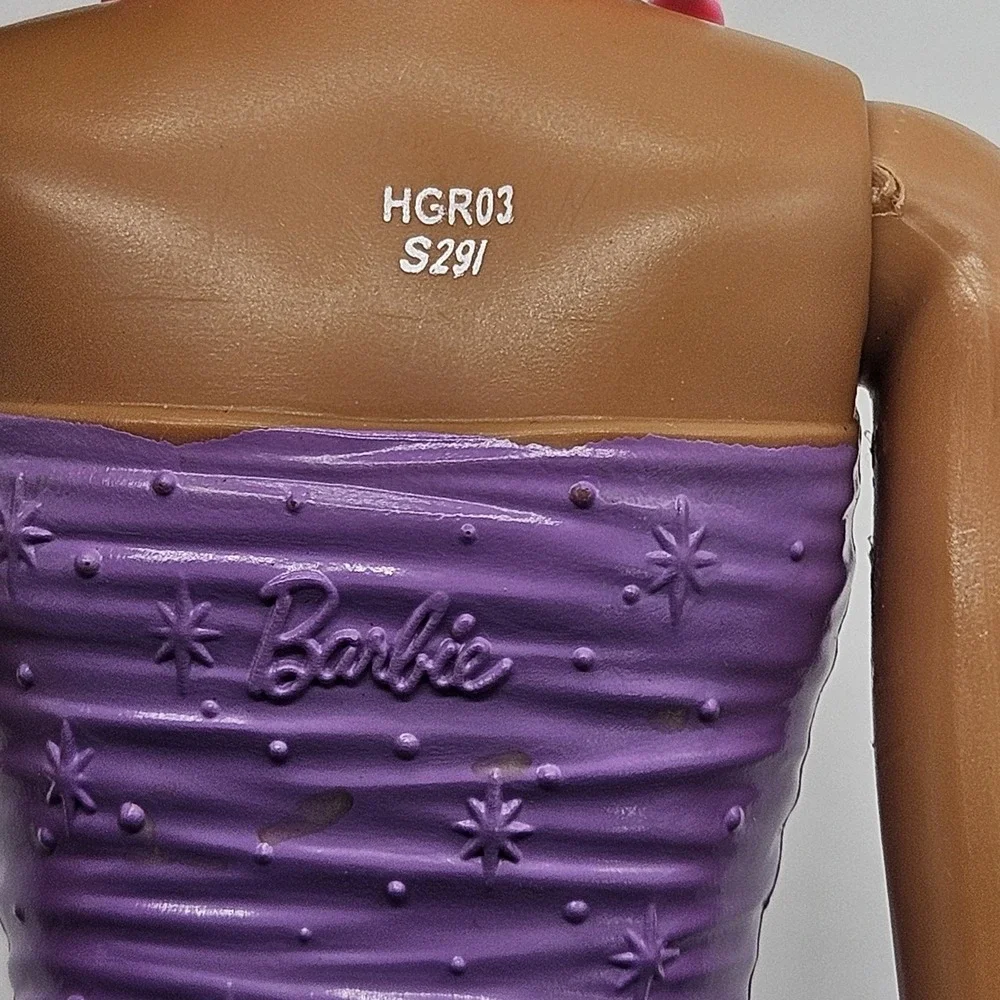 Barbie Dreamtopia Princess Doll HGR03 Brown Hair Purple Bodice Pink Necklace